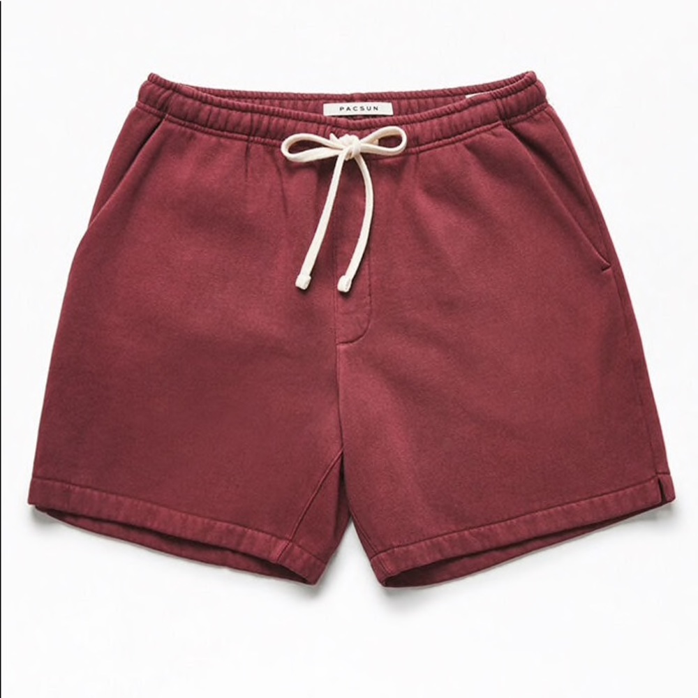 Pacsun Unisex Sweatshorts Burgundy